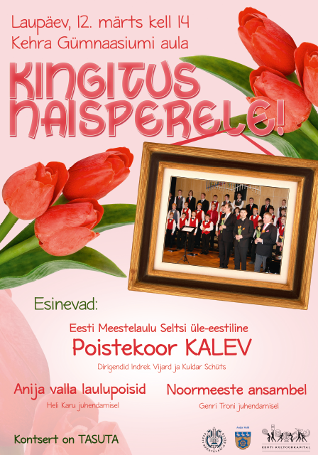 Plakat "Kingitus Naisperele"