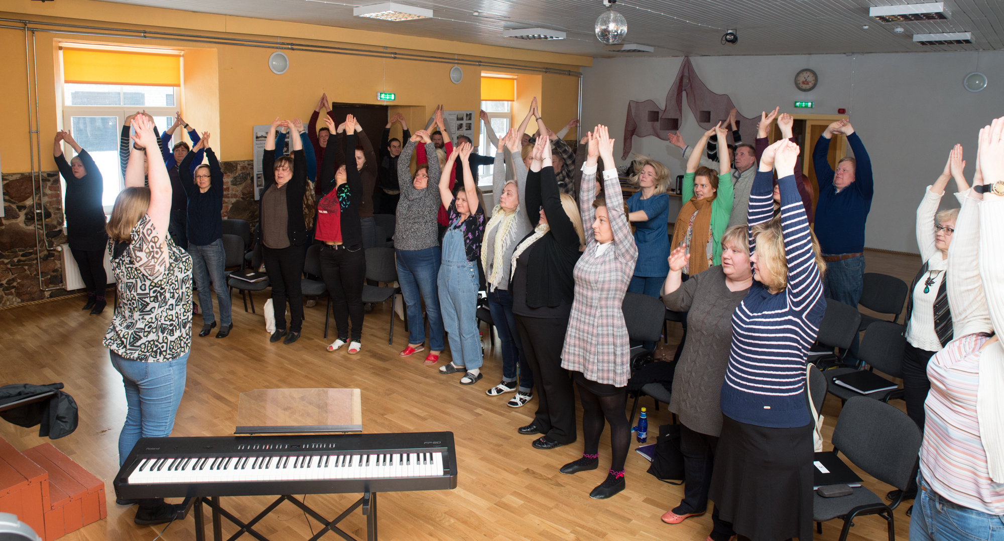 Võimlemisharjutused enne lahtilaulmist