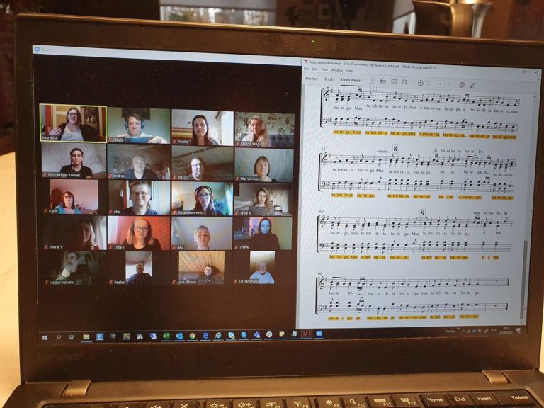 Zoomi kooriproov ja noot